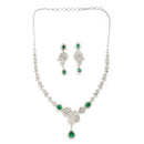Floral Amethyst Necklace Set