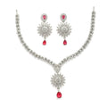 Emerald Bloom Necklace Set