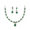 Emerald Green Necklace Set