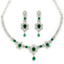Luxury Floral Necklace Set
