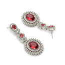 Royal Ruby Bridal Necklace Set