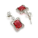Ruby Pendant Necklace Set