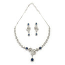 Floral Amethyst Necklace Set