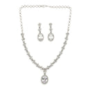 Oval Pendant Necklace Set