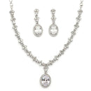 Oval Pendant Necklace Set