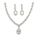 Oval Pendant Necklace Set