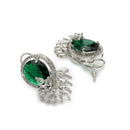 Emerald Green Stone Necklace Set