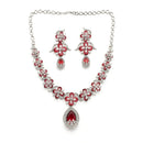 Glamorous Floral Necklace Set