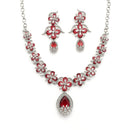 Glamorous Floral Necklace Set