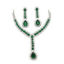 Luxury Emerald Necklace Set