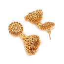 Gold Plated Jhumka Necklace Set