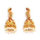 Peacock Design Gold Necklace Set