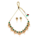 Antique Gold Ruby Necklace Set