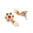 Antique Gold Ruby Necklace Set