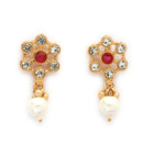 Antique Gold Ruby Necklace Set