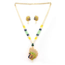 Festive Peacock Traditional Necklace Set