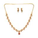 Modern Designer Flower Chain Necklace Set