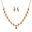 Modern Designer Flower Chain Necklace Set