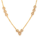Fancy Rose Gold Necklace Set