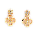 Elegant Floral Gold Plated Necklace Set