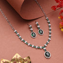 Oval Pendant Necklace Set