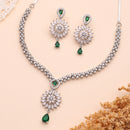 Emerald Bloom Necklace Set