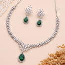 Sparkling Earrings Necklace Set