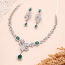 Floral Amethyst Necklace Set