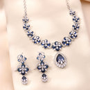Glamorous Floral Necklace Set