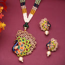 Festive Peacock Traditional Necklace Set