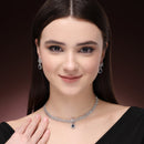 Sapphire Blue Necklace Set