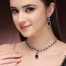 Oval Pendant Necklace Set
