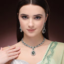 Royal Ruby Bridal Necklace Set