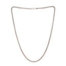 Alloy Silver-Plated Box Chain for Men