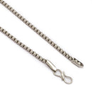 Alloy Silver-Plated Box Chain for Men