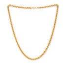 Men's Gold-Plated Fashion Chain Set of 2