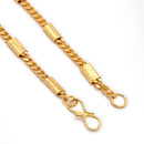 Classic Cuban Link & Rope Chain Necklace Combo for Men