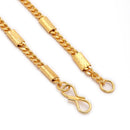 Stylish Rope and Cuban Chain Combo for Men