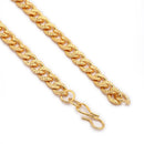 Premium Gold-Toned Chain Necklace Set for Men