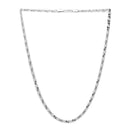 Alloy Silver-Plated Figaro Chain for Men