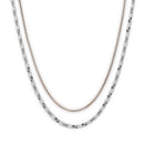 Designer Silver-Plated Chain Set for Men