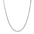 Alloy Silver-Plated Figaro Chain for Men