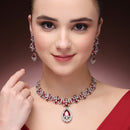 Glamorous Floral Necklace Set