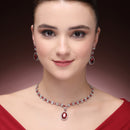 Oval Pendant Necklace Set