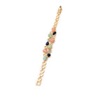 Pastel Gemstone Link Bracelet for Women