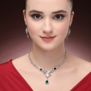 Floral Amethyst Necklace Set