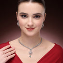 Emerald Bloom Necklace Set