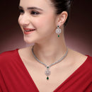 Emerald Bloom Necklace Set