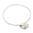 Silver-Plated Sleek Silver-Toned Chain Anklet for Women
