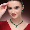 Green Stone Stylish Necklace Set